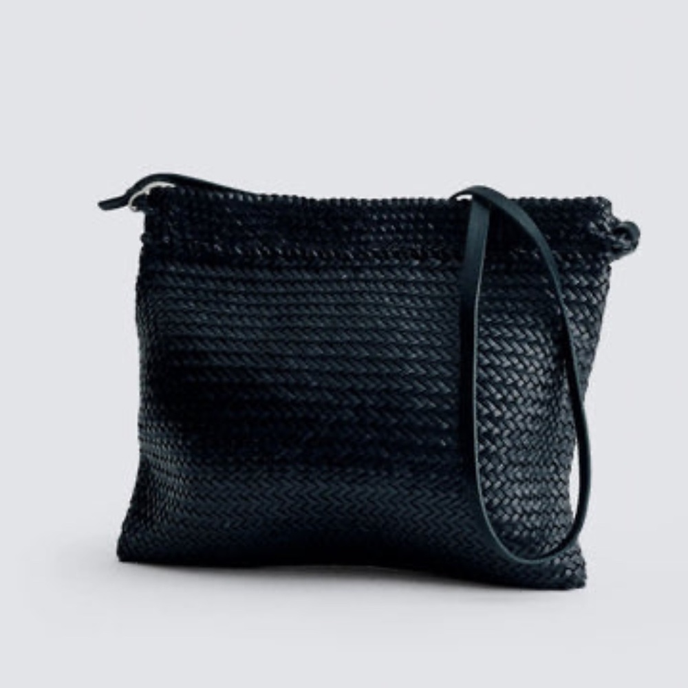 Dragon Diffusion Black Woven Crossbody Bag - Picture 2 of 7